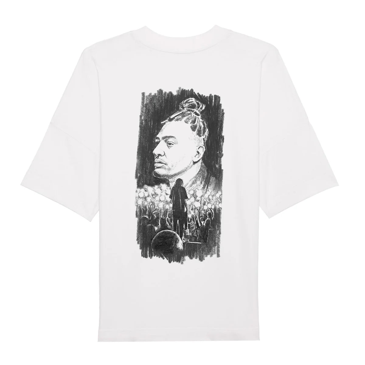 Fresku Oversized T-shirt (Wit), afbeelding 2