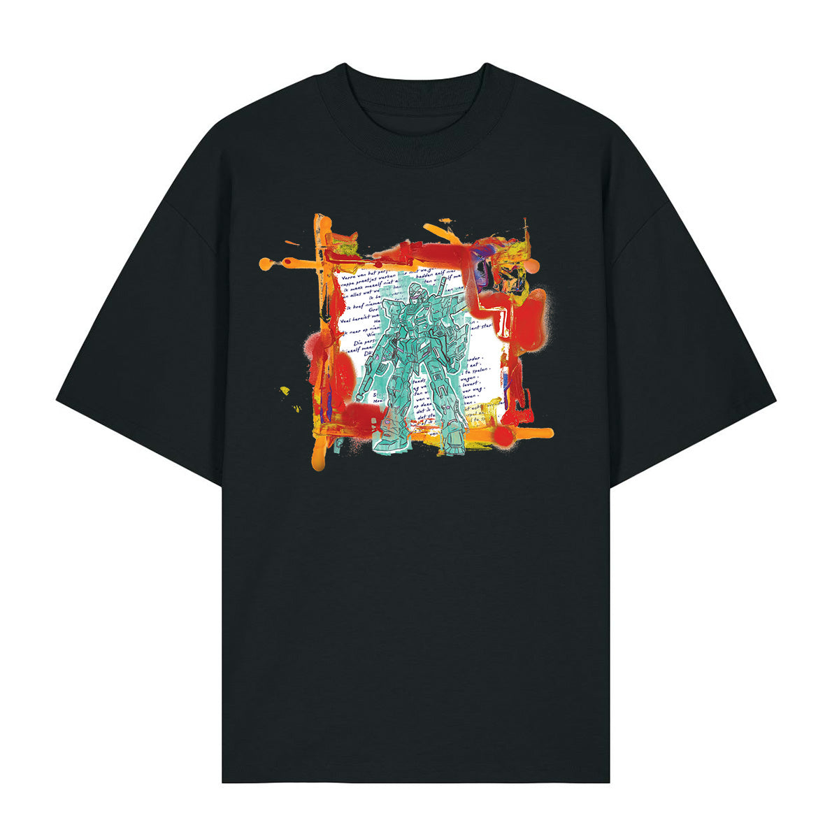 Fresku Leren Leven Schets T-shirt, afbeelding 1