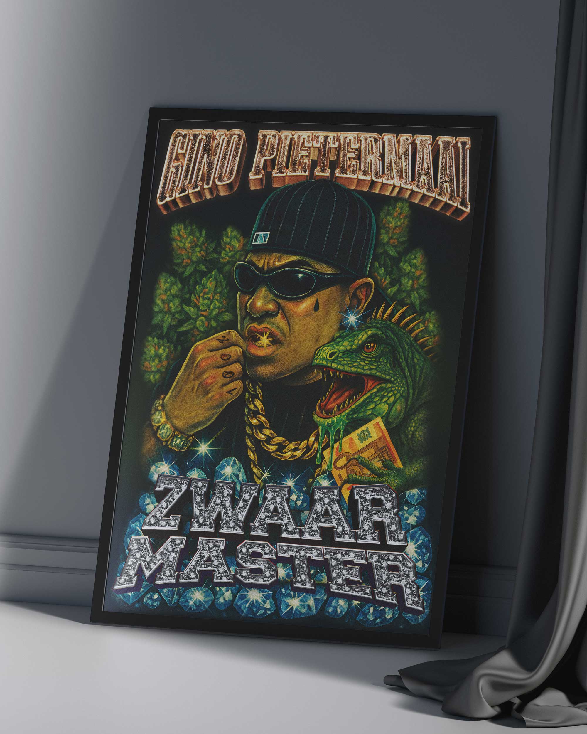 Gino Pietermaai Poster A1 - Zwaar Master | Posterboyz – Posterboyz