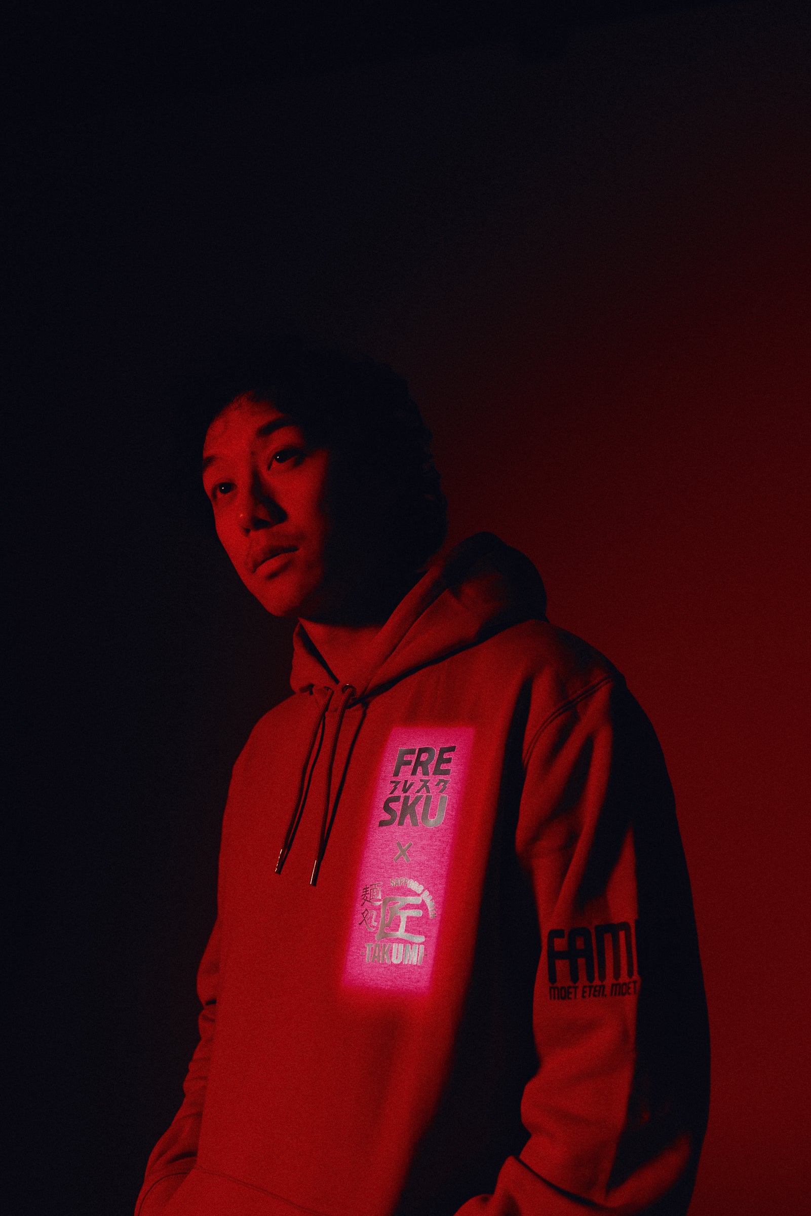 Fresku x Takumi Pinker Hoodie, Bild 2