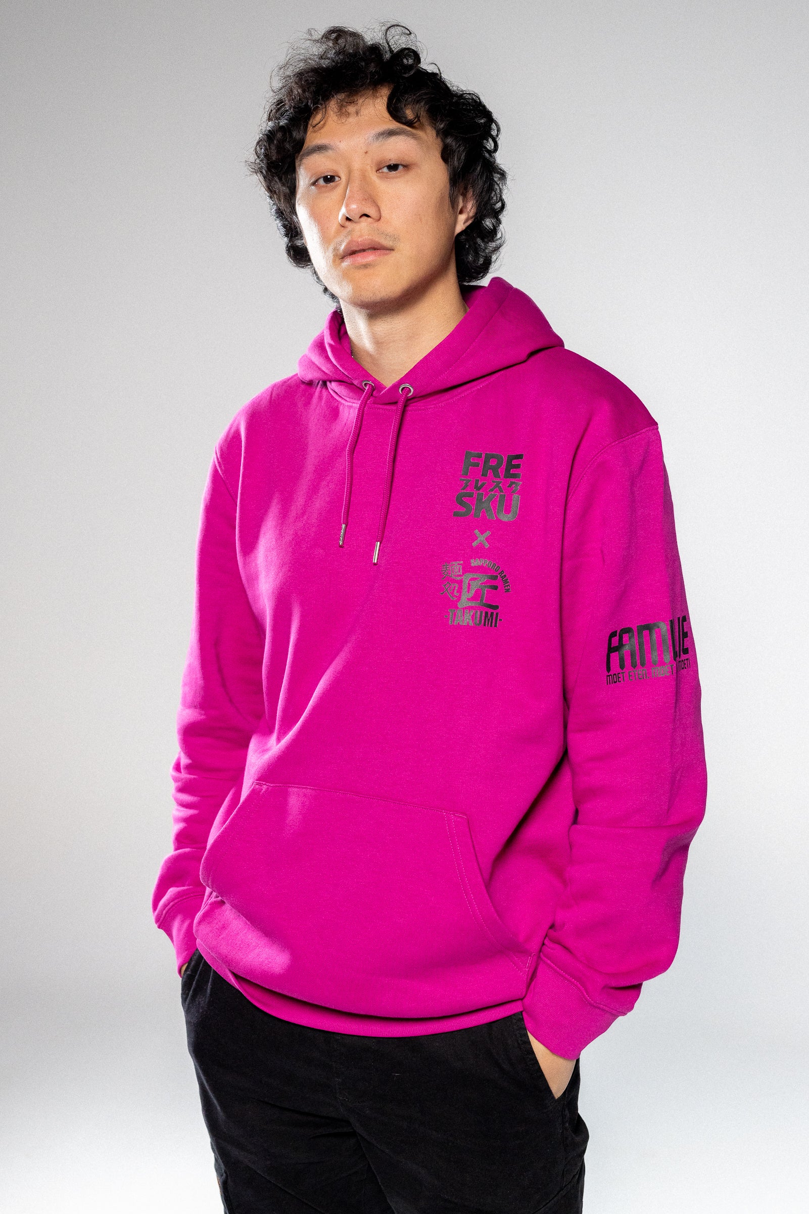 Fresku x Takumi Pinker Hoodie, Bild 1