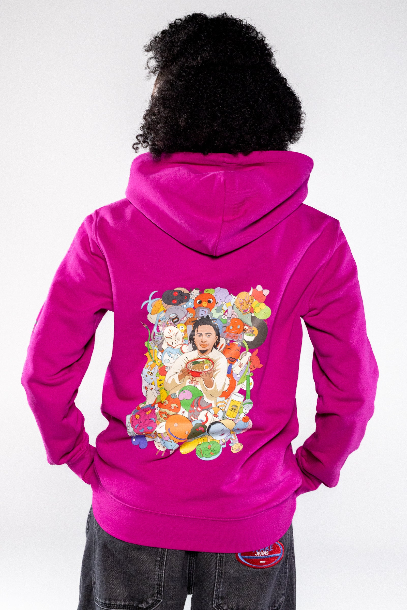 Fresku x Takumi Pinker Hoodie, Bild 5
