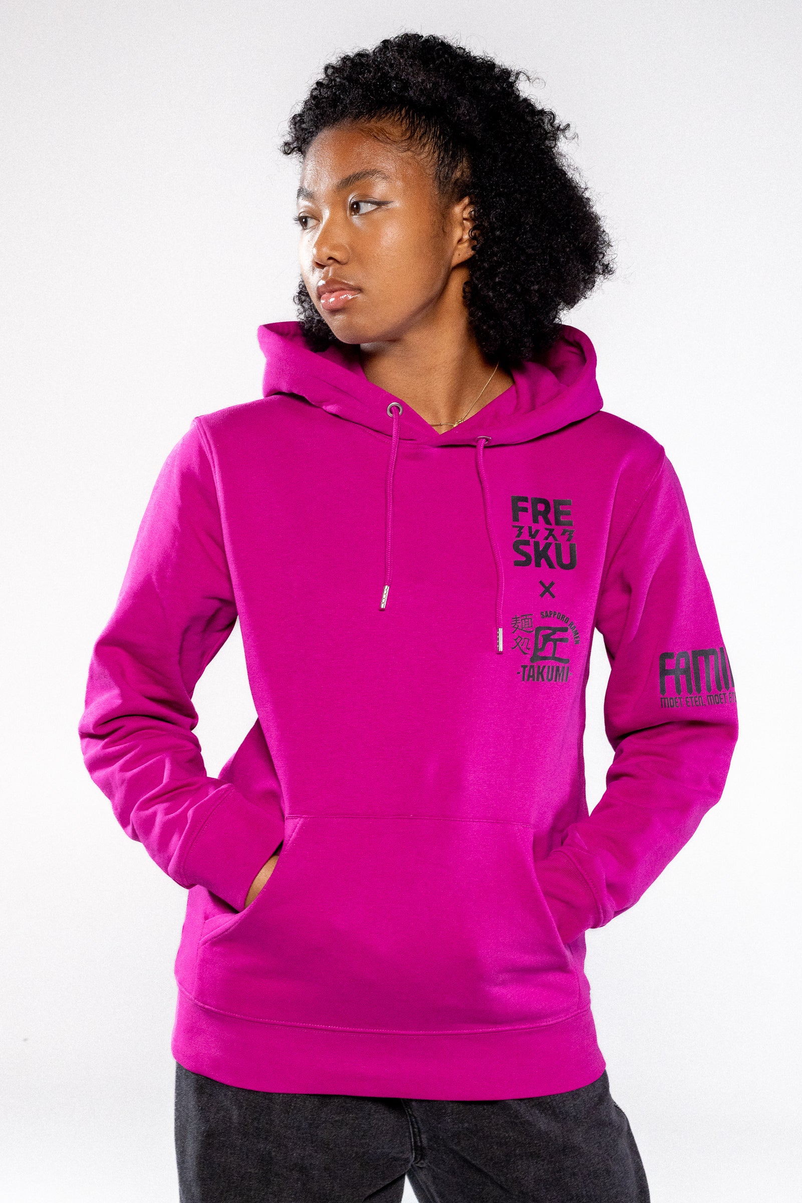 Fresku x Takumi Pinker Hoodie, Bild 4