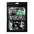 Outerspass sticker pack in black packaging