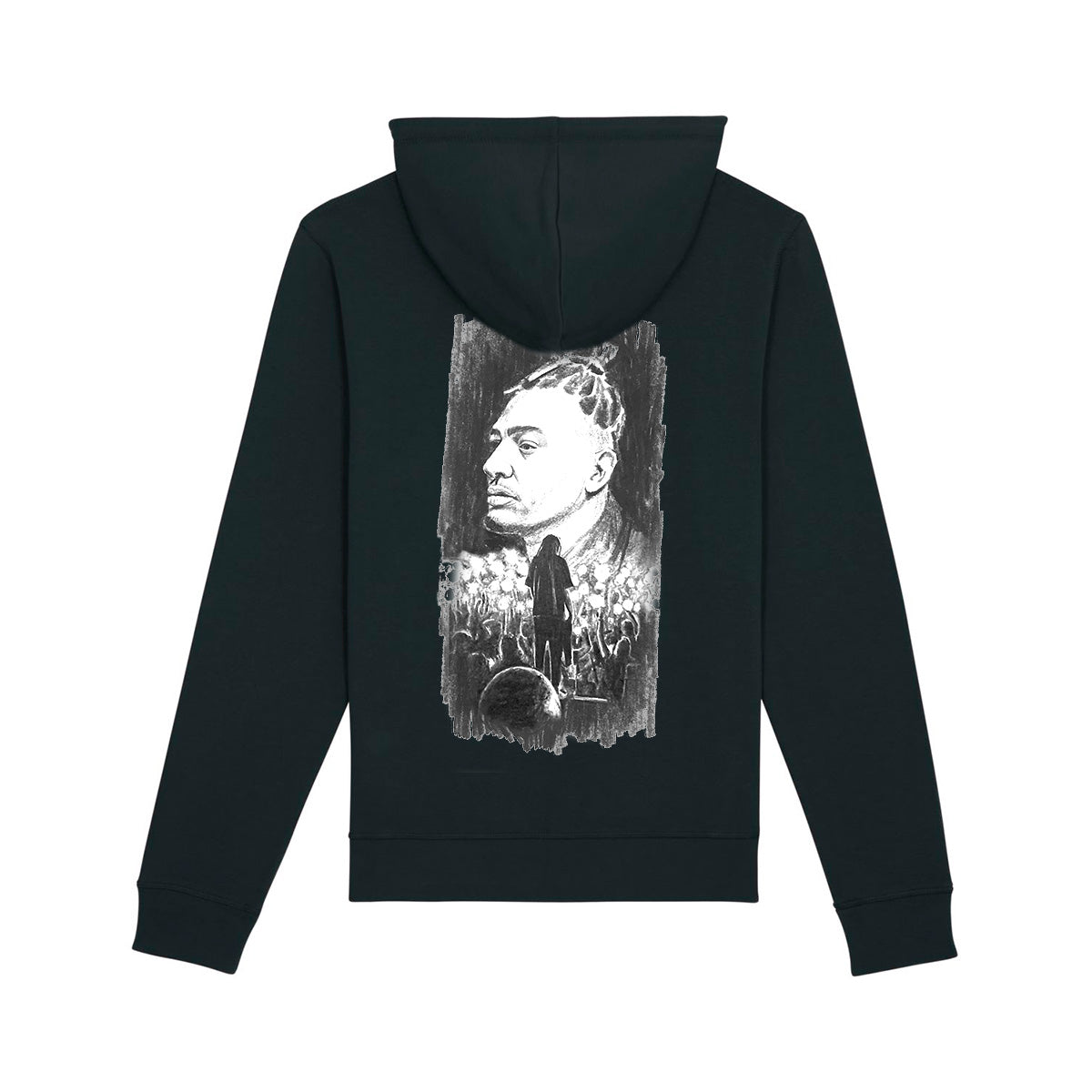 Fresku Hoodie (Zwart), afbeelding 2