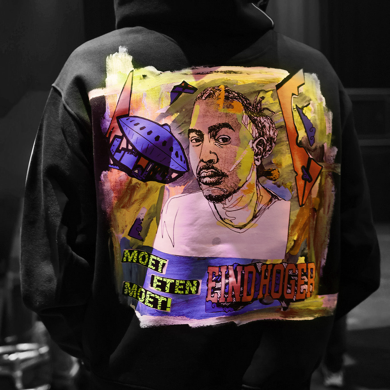 Fresku x Steven Blanco Moet Eten Moet Hoodie, afbeelding 2